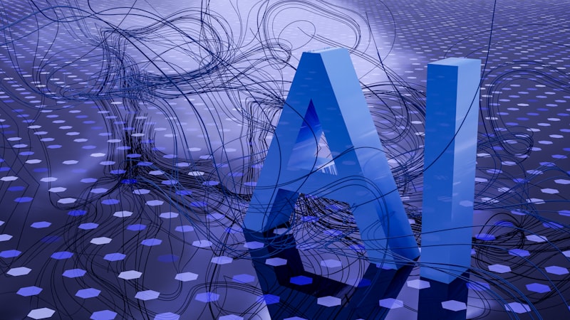 Abstract artificial intelligence visual representing autonomous finance agents